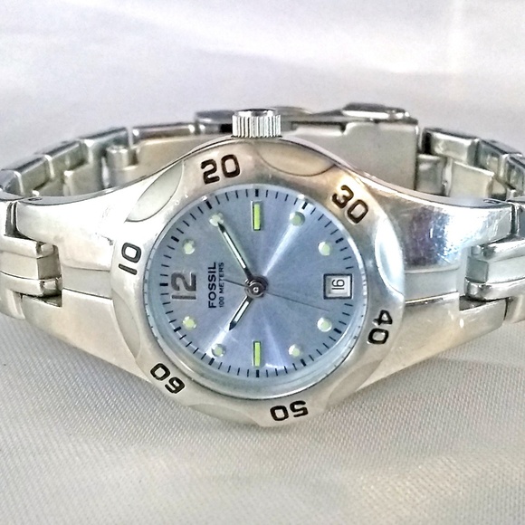 fossil watch rotating bezel